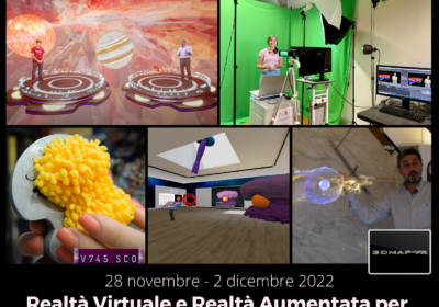 Congresso “Realtà Virtuale e Realtà Aumentata per la diffusione della scienza: nuove frontiere e nuove sfide” | 28 Nov – 2 Dic